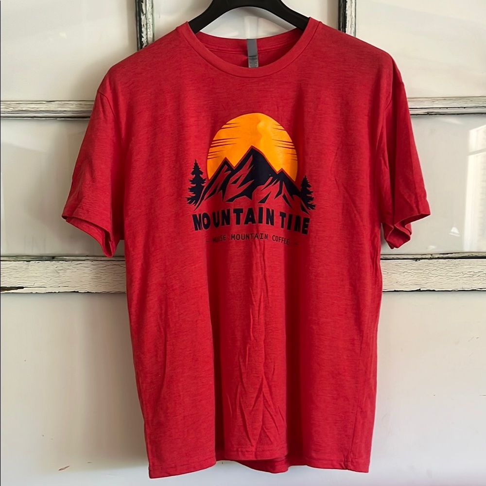 Next Level Apparel Red Mountain Graphic Short Sleeve Tee
